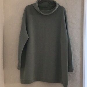 Free People oversized cotton blend sweater